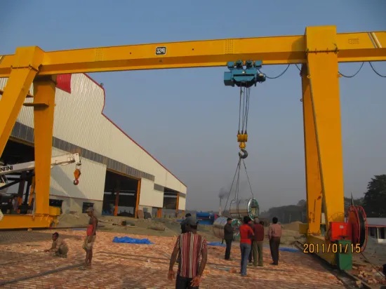 Mh Type Single/Double Beam Gantry Crane with Electric Trolley