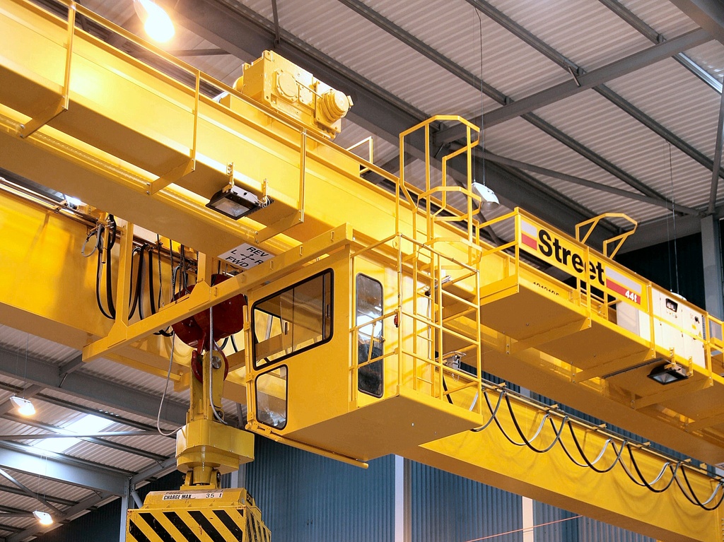 Driving an overhead crane