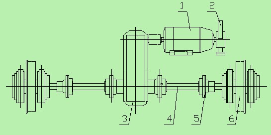 Trolley running mechanism of overhead crane