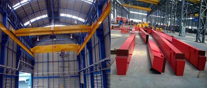 5 ton bridge crane at valve plant in Pakistan