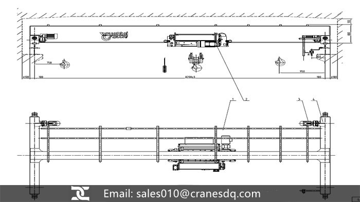 European FEM overhead crane drawings