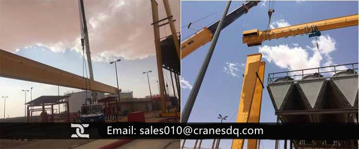 Gantry crane installation main beam