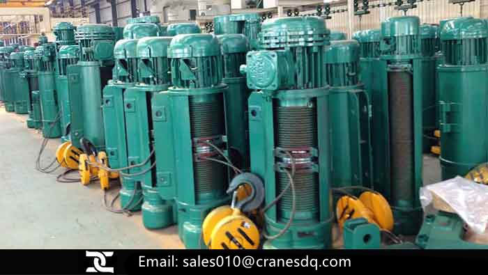 5 ton wire rope hoist with lifting height of 40 meters sale to Philippines