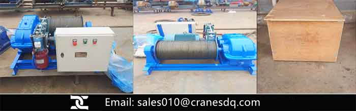 Electric winch deliveried to Australia