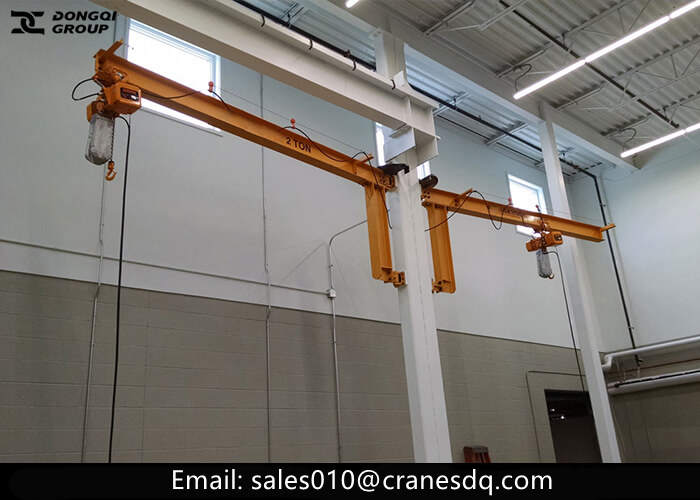 2 ton wall mounted jib crane for workshop