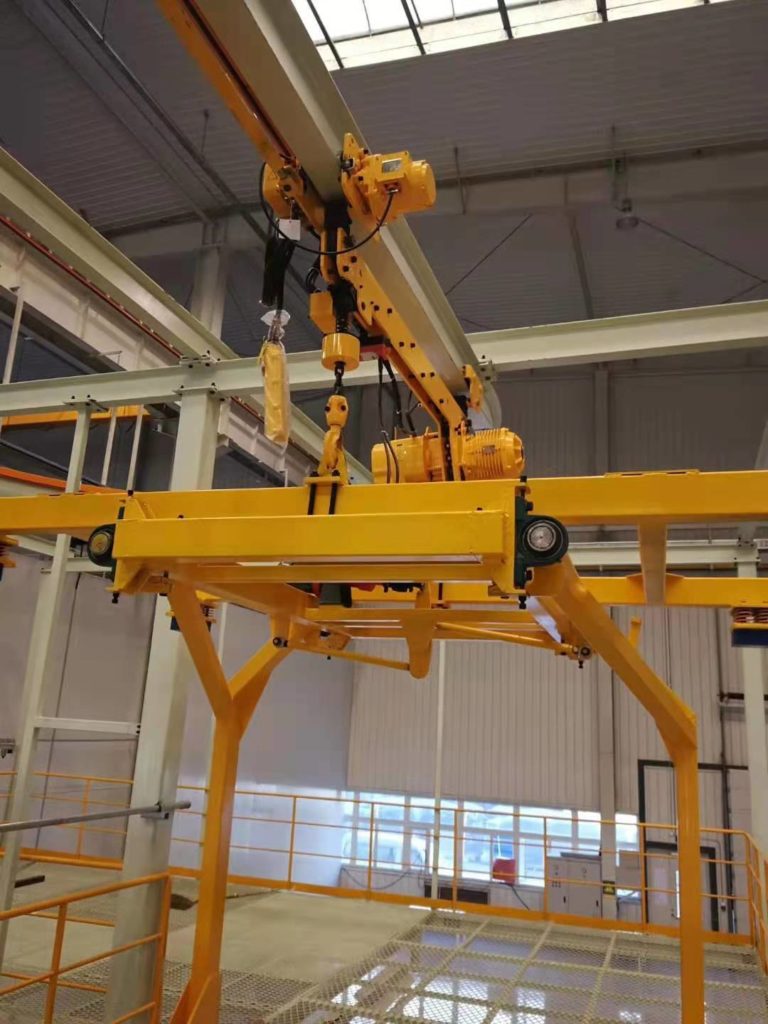 Application of electric hoist in automobile assembly line