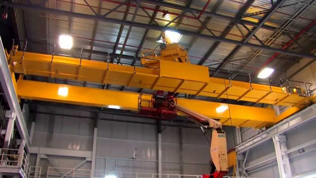 40 ton Overhead Crane Fast motion Installation & Test