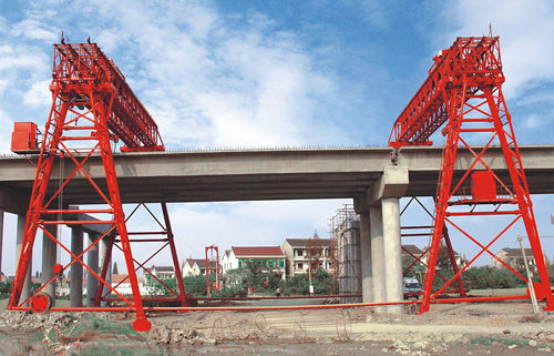 Bridge Construction Site Truss Double Girder Gantry Crane