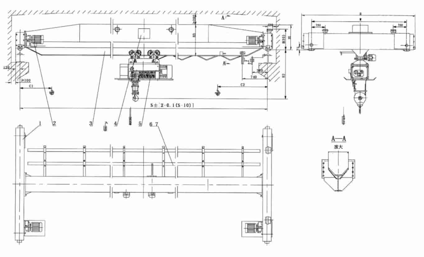 Ldy Metallurgical Single Girder Crane Specification Excellent