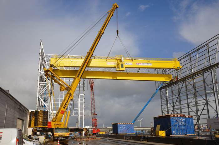 50 ton double girder overhead crane