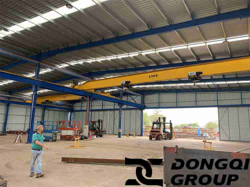 Australia 6.3+6.3 ton overhead crane