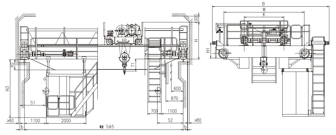 5 Ton Double Girder EOT Crane Design Specification - Excellent crane ...