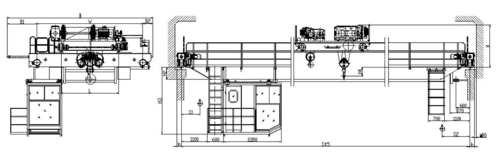 Ladle Crane design drawings