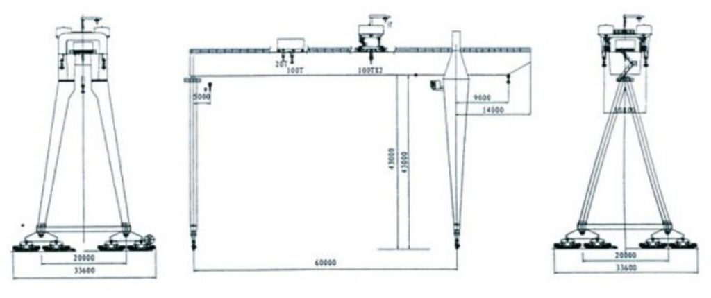 Ship-building Gantry Crane Design Drawings