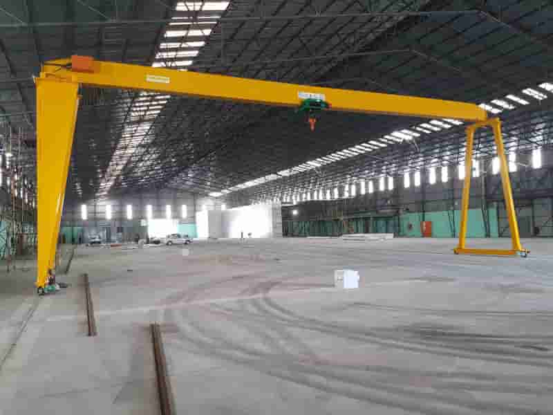 a 5 ton overhead crane for Everflo and a 16-metre-span 20 ton overhead crane for a local power station