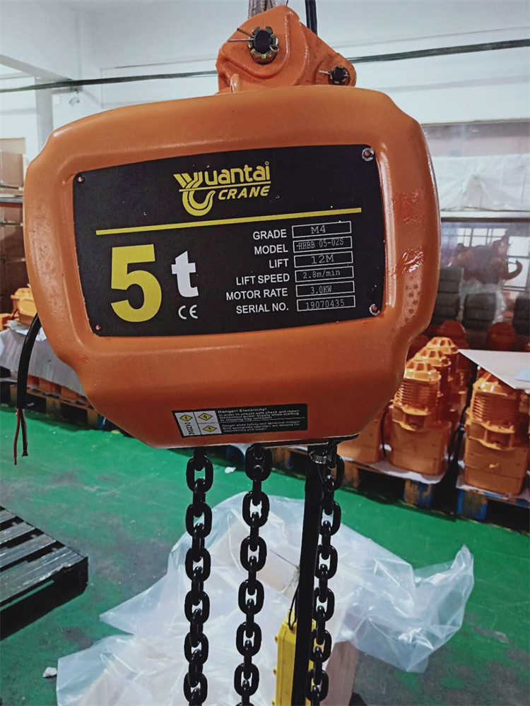 kerekan rantai listrik 5 ton