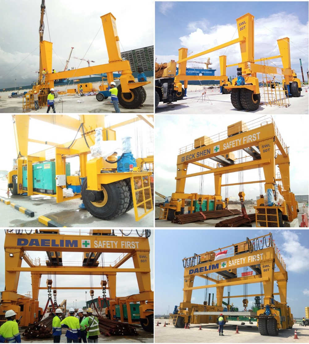 Double Girders Container Gantry Crane case