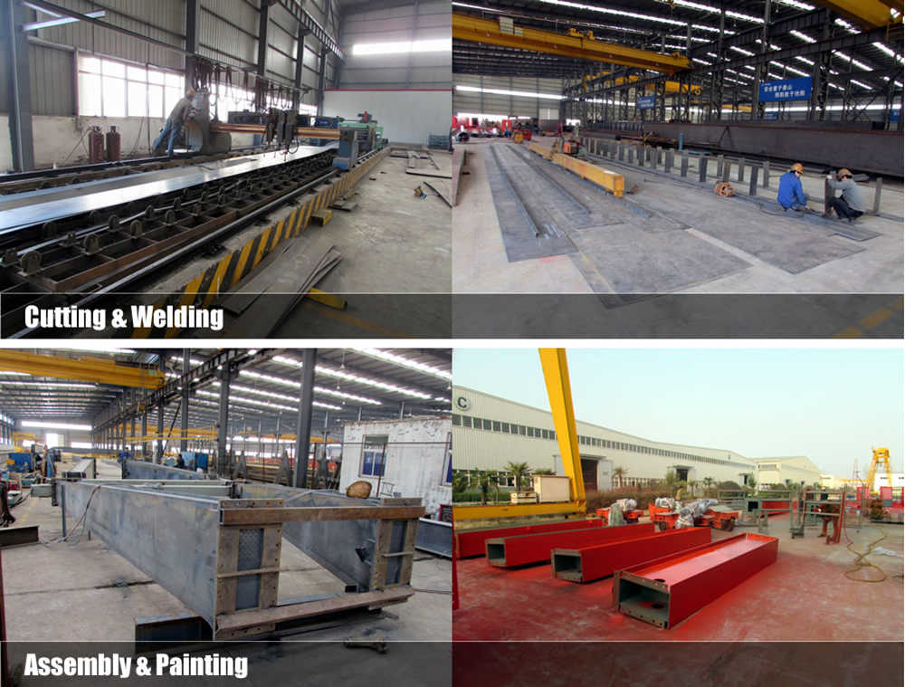 Gantry Crane Processing-cutting & welding