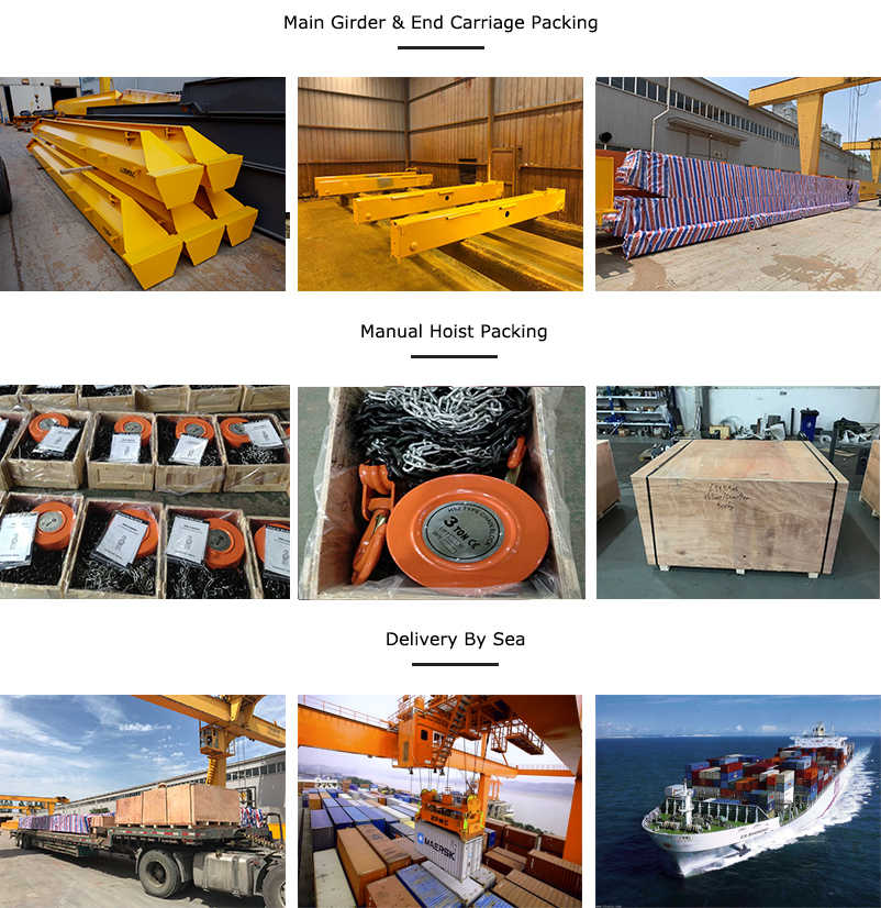 manual overhead crane Package and Delivery