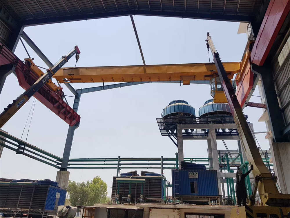 20T QN Dual Purpose Overhead Crane Installation Photo in Pakistan