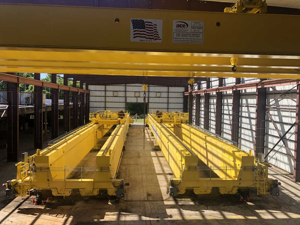 Ace Installs Two 250t Overhead Cranes For Aerospace Manufacturer
