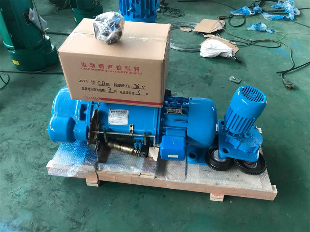 CD type 2 ton electric wire rope hoist