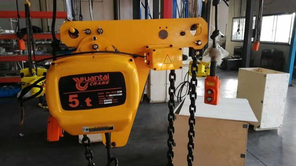 5 ton low headroom electric chain hoist