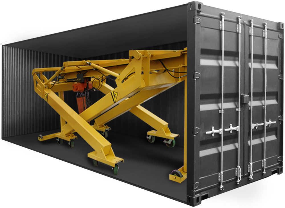 Air Technical Industries has developed a self-erecting gantry crane