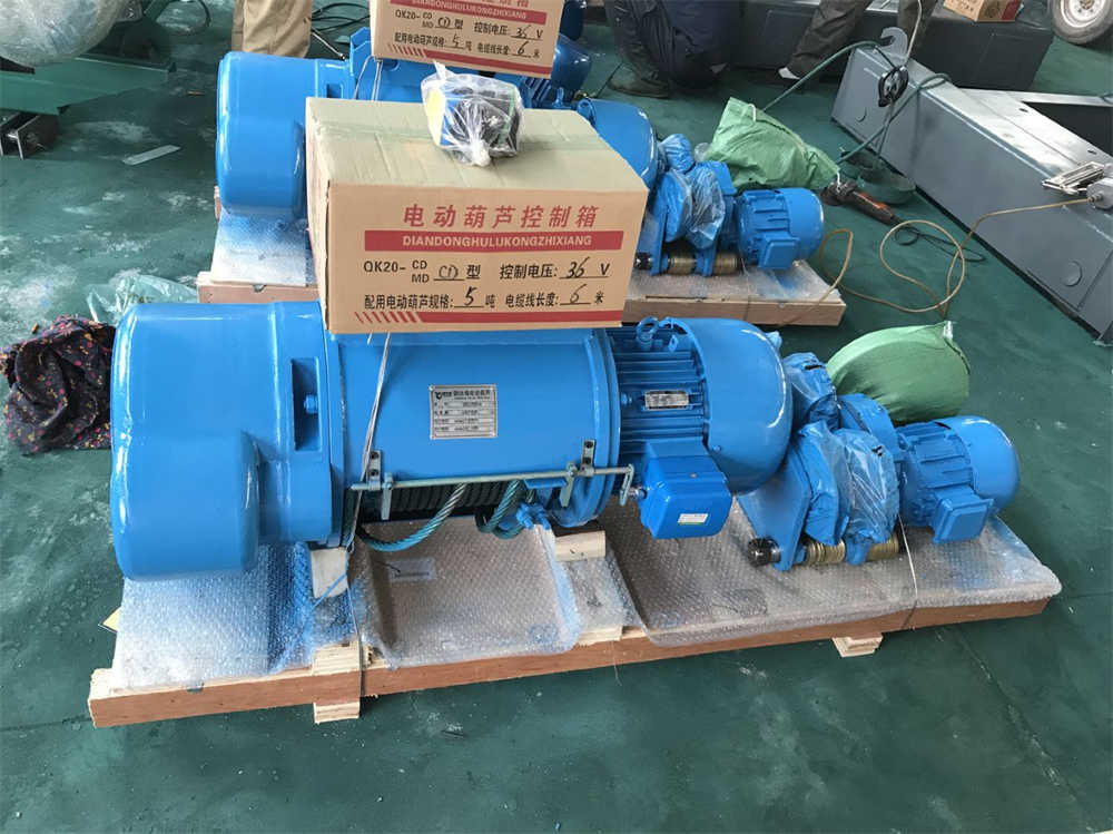 CD type 5 ton electric wire rope hoist