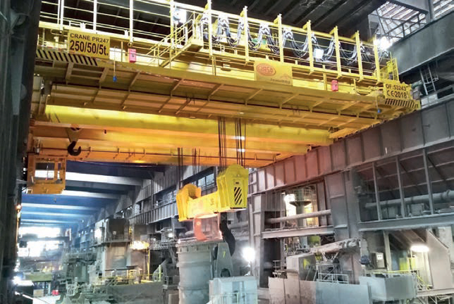 JASO THREE-GIRDER CHARGING CRANE FOR ARCELORMITTAL FRANCE