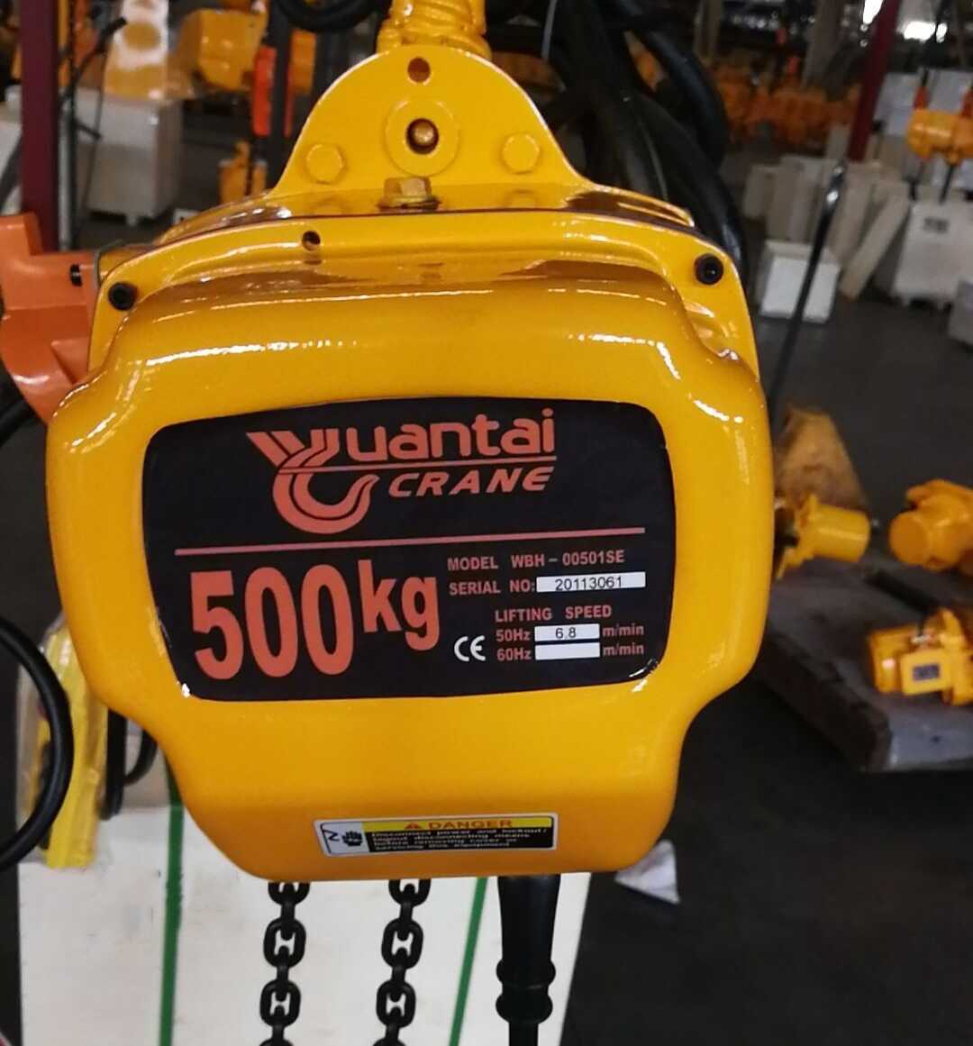 0.5 ton electric chain hoist