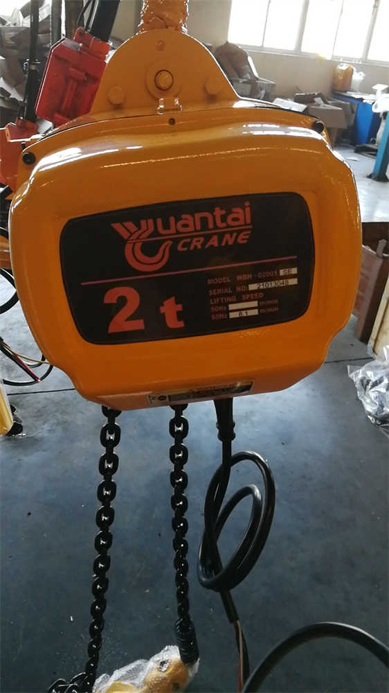 kerekan rantai listrik 2 ton