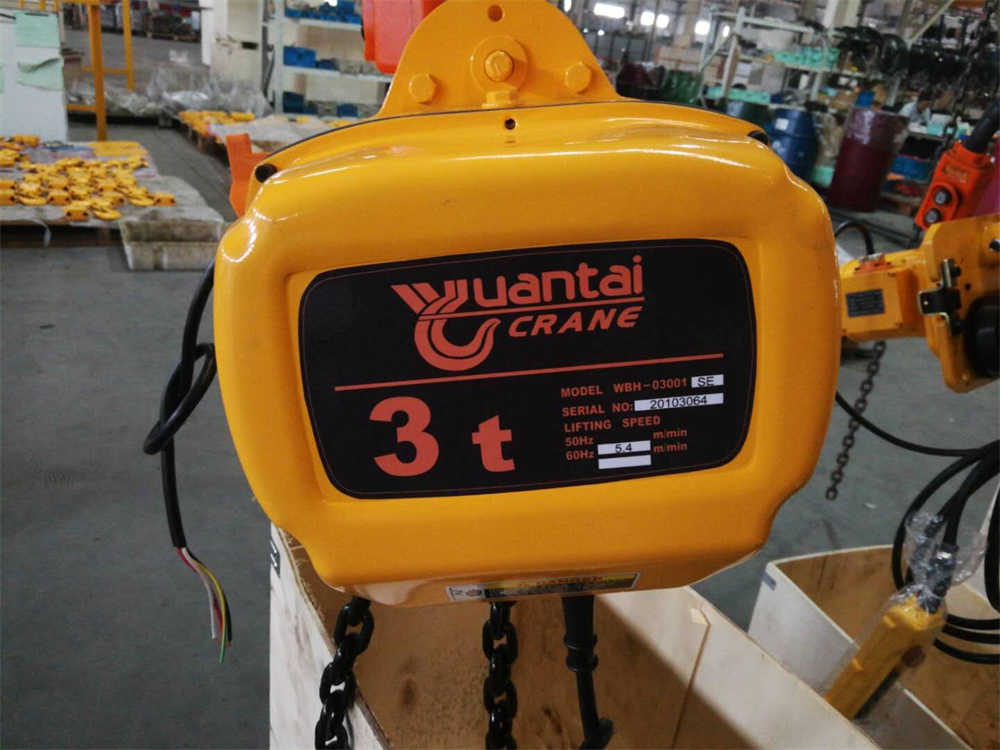 3 tons electric chain hoist