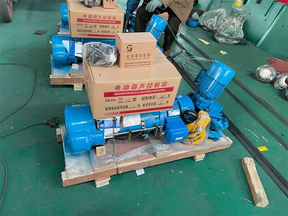 CD type 1 ton electric wire rope hoist