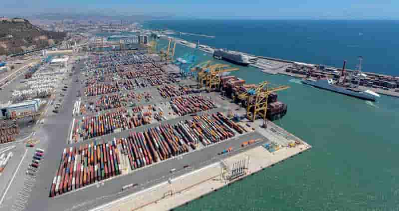 APM Terminals Barcelona, Spain.