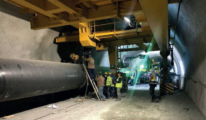 BVS supplies a Tunnel RTG crane for an underground water project in the Middle East.