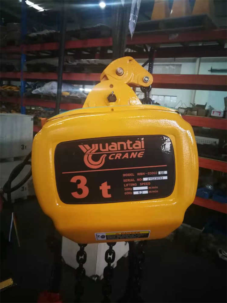 kerekan rantai listrik 3 ton