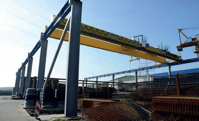 Kuli double girder bridge crane in Germany.