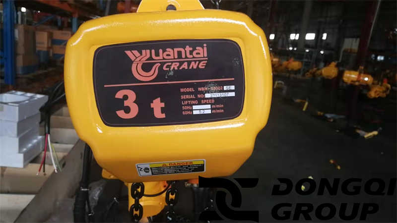 kerekan rantai listrik 3 ton