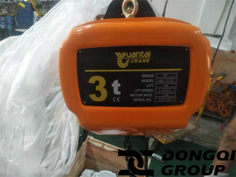 Fixed 3-ton electric chain hoist