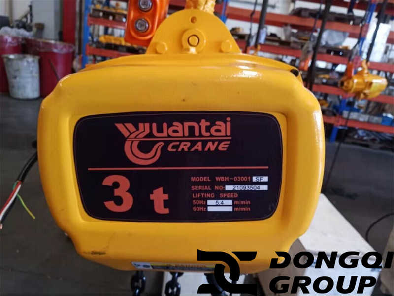 Fixed 3-ton electric chain hoist