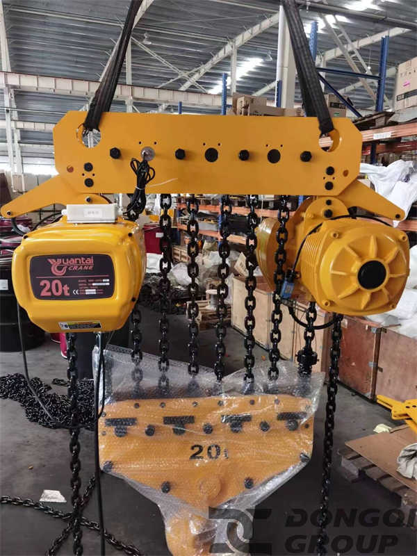 20 ton Double speed electric chain hoist