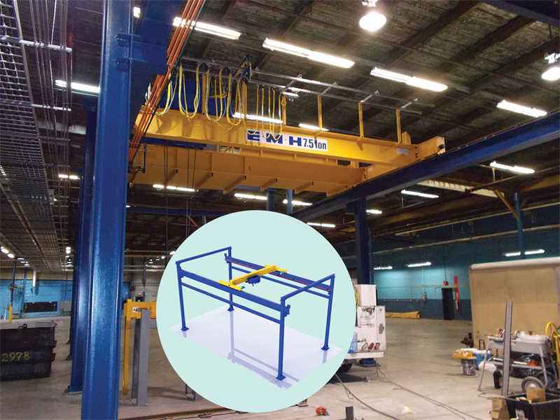 75 ton overhead crane