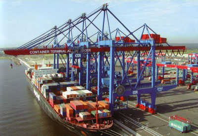 ship-to-shore (STS) gantry cranes