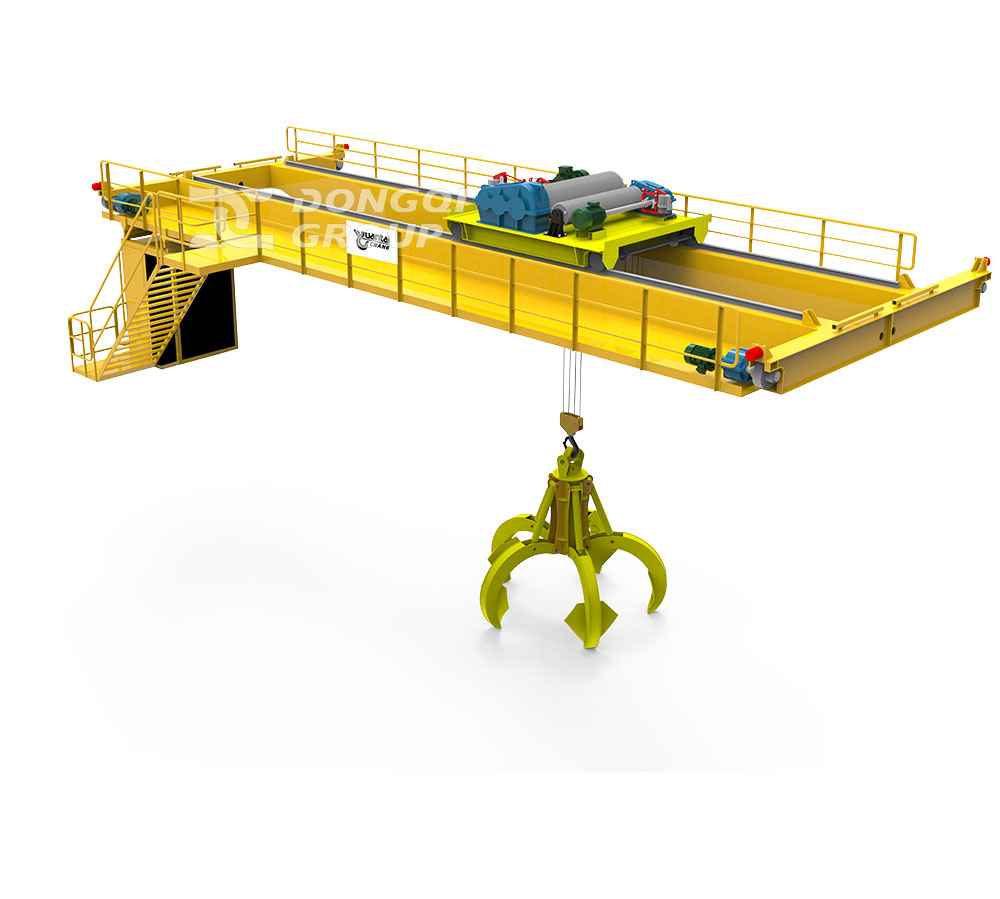 10 Ton QZ Type Overhead Crane with Grab With Span 13.5m, Height 18m ...