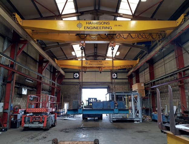 Hoist Sales UK has provided 24 Misia cranes to Harrisons Engineering.