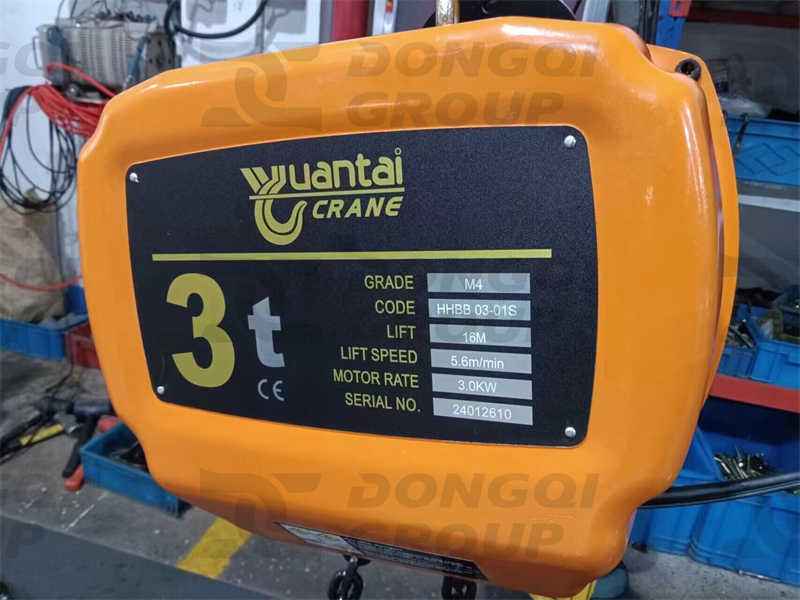 3 ton electric chain hoist