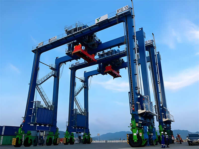 rubber tire container gantry crane