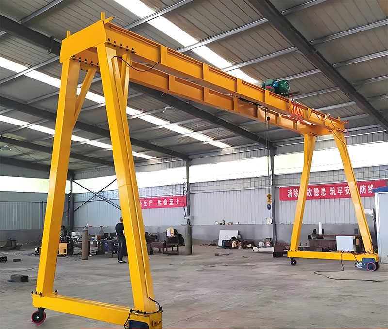 10 ton portable double beam gantry crane