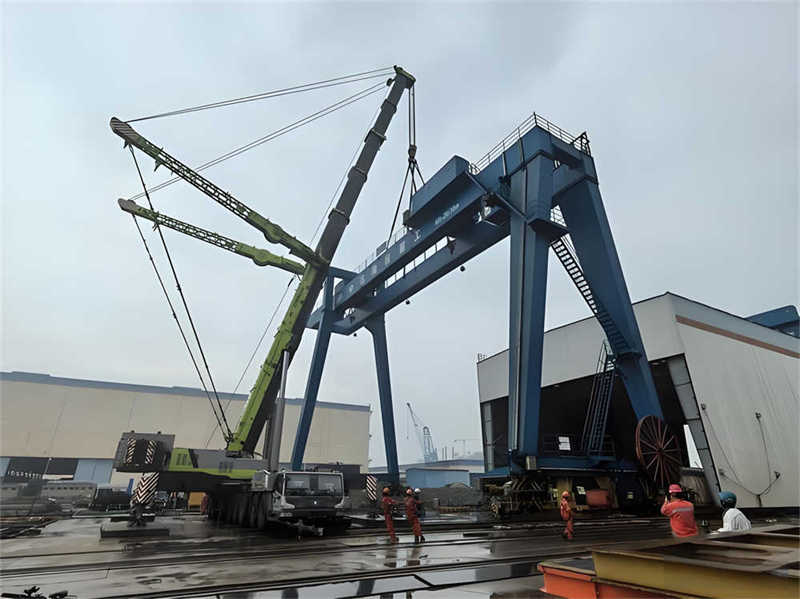 Installation of gantry crane